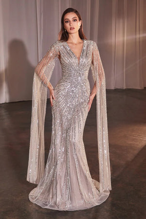 Silver/nude