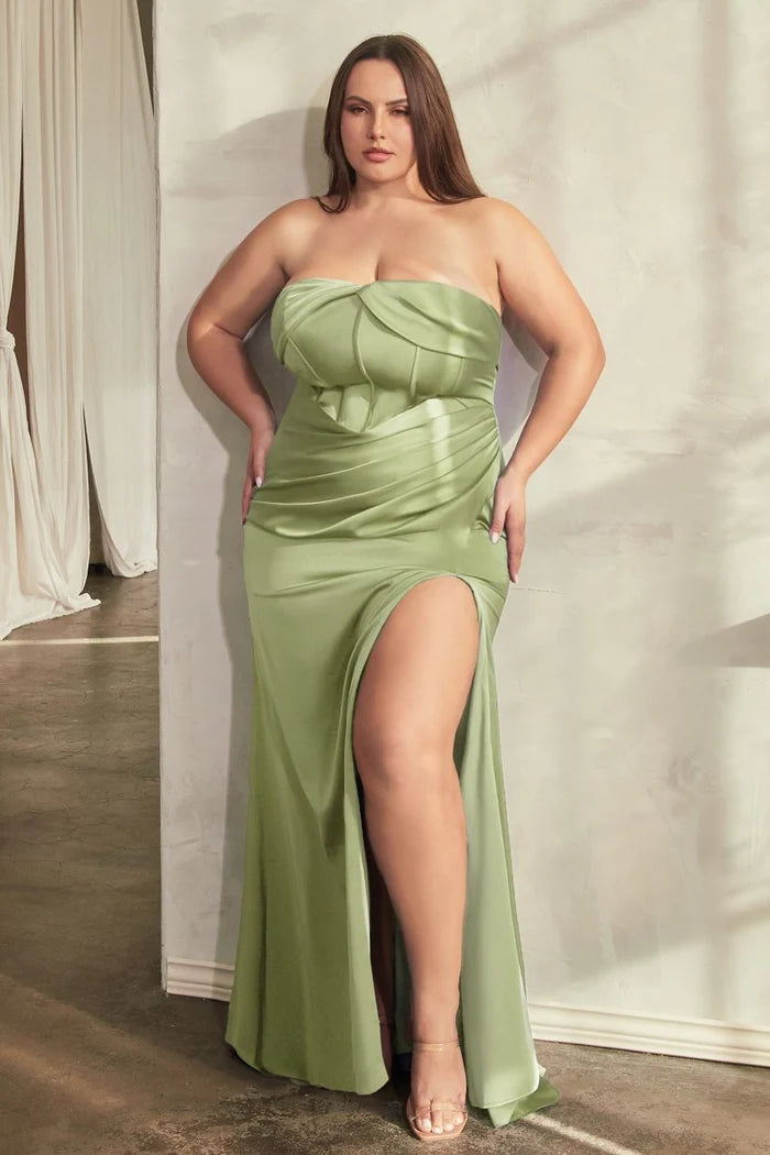 Dress curvy CD326C