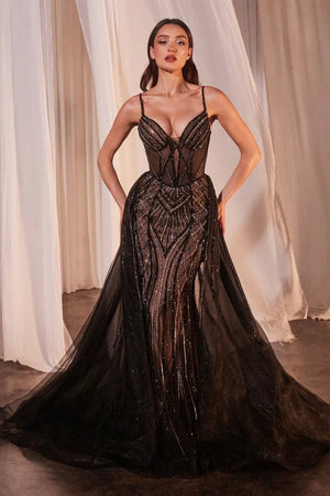Black/nude